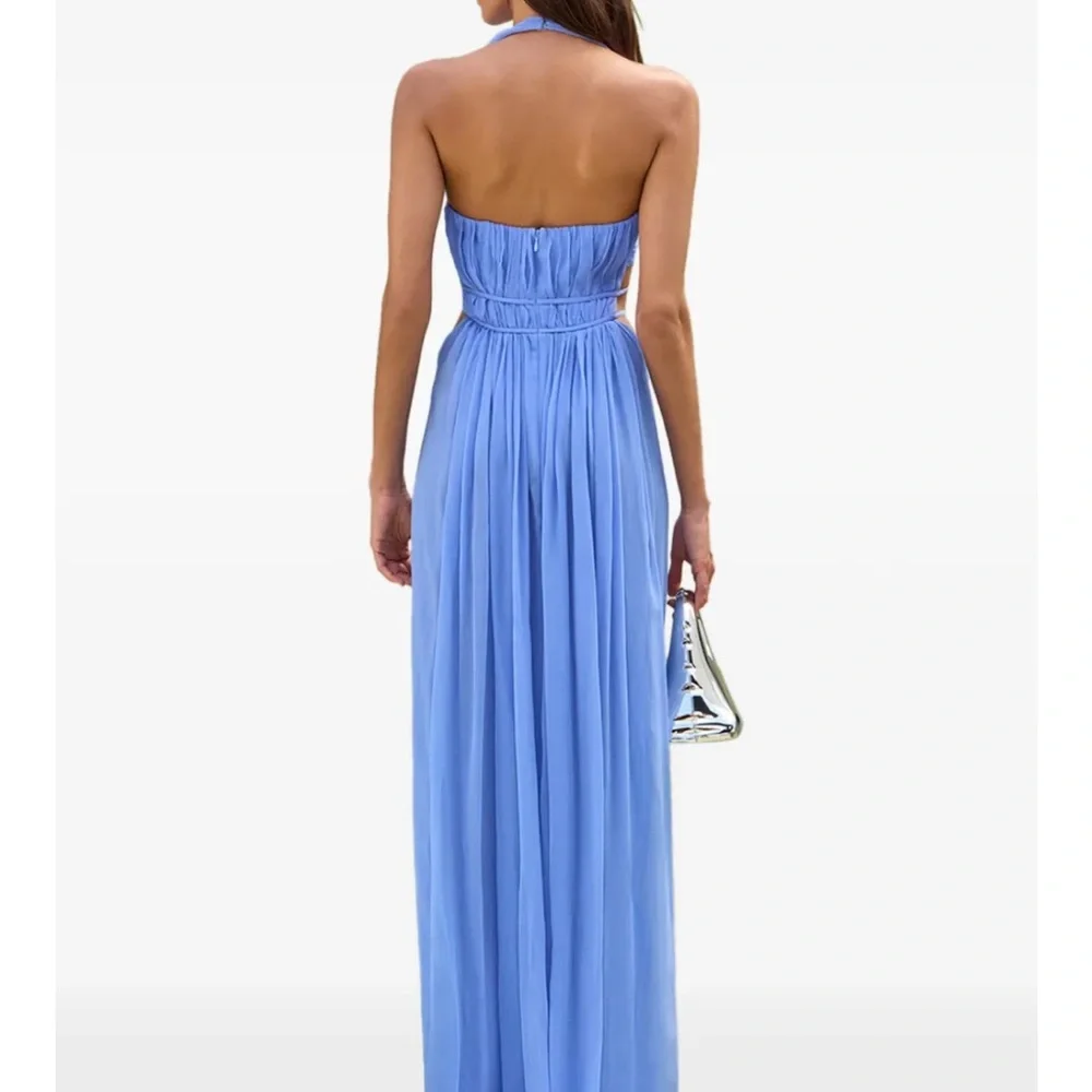 Cult Gaia Sky Blue Backless Maxi Dress - Picture 3 of 4